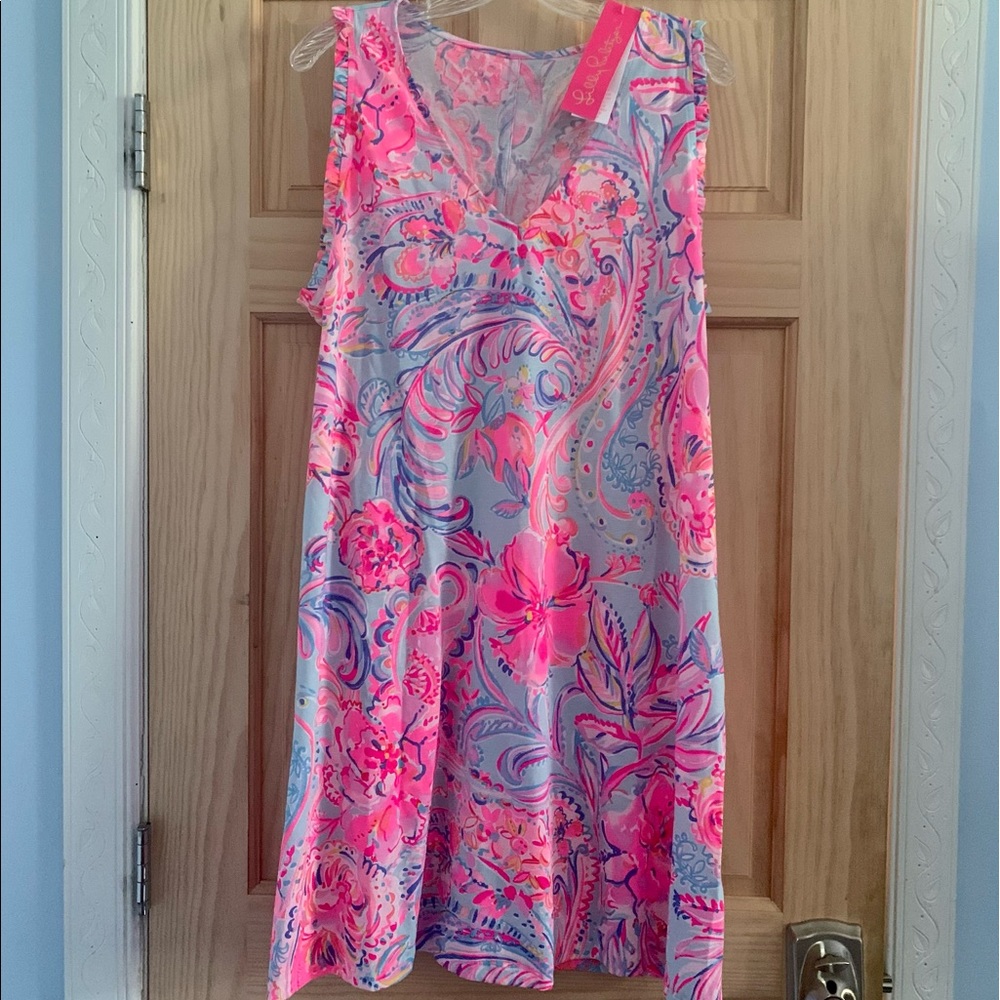 Lilly Pulitzer Aron dress Isla de Coco XL NWT NEW